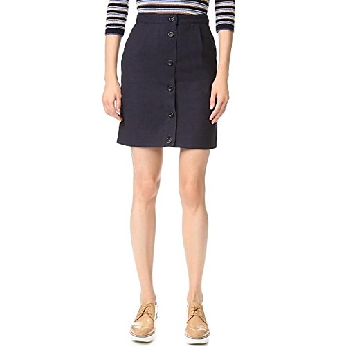 アーペーセー A.P.C. レディース スカート Monica Skirt Dark Nav [並行輸入品]