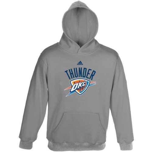 Adidas Oklahoma City Thunder Youth (Sizes 8-20) Primary Logo Hoodie Large