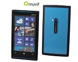 muvit Coque de protection Coque Bimatiere Noire Muvit pour Nokia Lumia 920