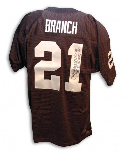Cliff Branch Autographed/Hand Signed Black Jersey with SB XI XV XVIII Inscription