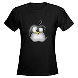 Like an apple Geek Women's Dark T-Shirt by CafePress