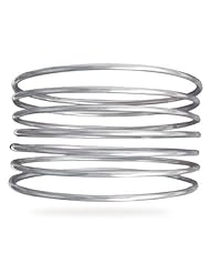 Sterling Silver 7 8 Inch Round Bangles
