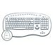 Macally RF Programmable Multimedia Keyboard
