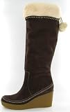 Juicy Couture - Womens Juicy Couture 'Aime' Wedge Shearling Boots