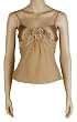 CRINKLE SILK CHIFFON CAMISOLE