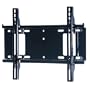 Peerless 23 - 46 Inches Univ. Flat Wall Mount, Black
