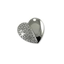 SilberDream - pendentif clé USB 8GB coeur avec zircon - Pendentif Femme 8 GB - AV11k