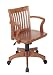 Wood Bankers Desk Chair