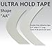 Ultra Hold Tape Shape AA 36-pieces per bag Double side adhesive