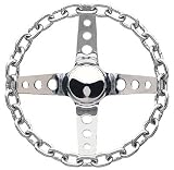 Grant Products GRT-740: Steering Wheel, Classic Chain, Steel/Chrome, 4-Spoke, 11 in. Diameter, Each
