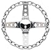 Grant Products GRT-740: Steering Wheel, Classic Chain, Steel/Chrome, 4-Spoke, 11 in. Diameter, Each