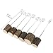 OULII Wooden Table Number Holders Stands for Wedding Decorations Pack of 6