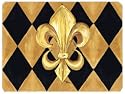 New Orleans Fleur De Lis Jumbo Comfort Kitchen Mat