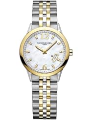 Raymond Weil Womens 5670-STP-05985 Quartz Stainless Steel Mother-Of-Pearl Dial Watch