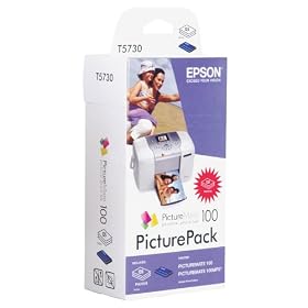 Epson C13T573040 T573 PicturePack for the PictureMate 100 (Includes Photo Cartridge and 10x15cm Photo Paper)