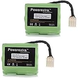 Powerextra 2 Pack High capacity 7.2V 4000mAh Neato XV-11 XV-12 XV-14 XV-15 XV-21 Vacuum Cleaner Replacement Battery For Neato Robotics 945-0005 205-0001 945-0006 945-0024