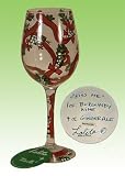 Kiss Me Love My Wine Stem by Lolita New