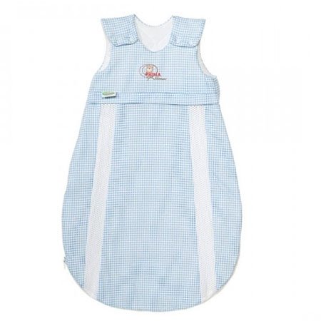 Odenwälder Schlafsack PrimaKlima hellblau kariert 90cm