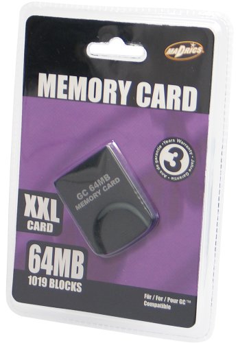 Childrens Toyshop  Video-Spiele : Gamecube - Memory Card 64Mb Schwarz