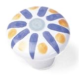 Laurey 8800 Sorrento 1-1/2-Inch Diameter Porcelain Knob, Hand Painted