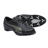 Puma Men's Cell Fusion Argyle Golf Shoes - Black / Bronze