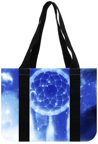 Custom Dream Catcher Tote Bag Canvas Shopping Shoulder Bag