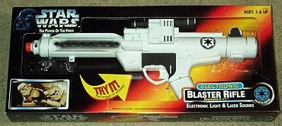 Star Wars Electronic Blaster Rifle BlasTech E-11 w/Light and Laser Sounds