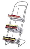 Fellowes(R) CD Storage Tower, 30 CDs, 15 3/4'H x 5 7/8'W x 9 7/8'D, Silver