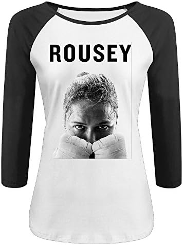 Woman's Graphic Shirts Ronda Rousey Vintage Jerseys Baseball Jersey Fashion
