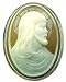 Jesus Cameo Pin Pendant, Beautiful, Italian, Master Carved, 925 Sterling Silver Framed, Sardonyx Shell, One of a Kind, Collectors Item, Great Gift