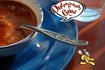 Tomato Vegetable Soup - Food Service Size (Makes 1 US gallon of soup - serves 17) by Outrageously Good