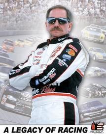 Dale Earnhardt Legacy Metal Sign