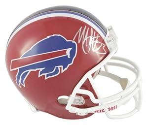 Marshawn Lynch Buffalo Bills Autographed Riddell Replica Helmet - Memories - Mounted Memories Certified