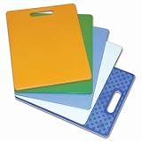 Architec The Gripper 11-by-14-Inch Non-Slip Cutting Board, Orange/Light Orange