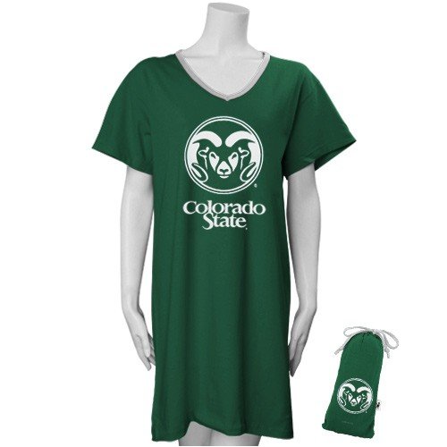 Buy Colorado State Rams Green Ladies Nightshirt in a Bag by Football Fanatics