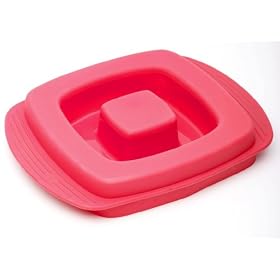 Mastrad Silicone Trio Cake Pan Raspberry