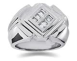 0.48 ctw Men's Diamond Ring in Platinum