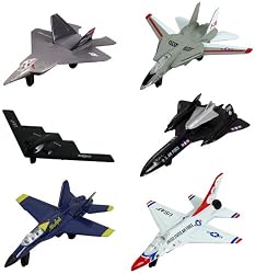 InAir Modern Planes 6-pc Set with Aircraft ID Guide - Assortment 1