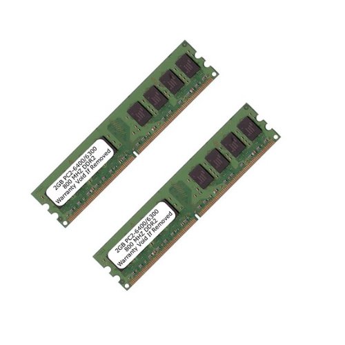Komputerbay 4GB 2x 2GB DDR2 PC2 6400 800Mhz 240 Pin DIMM 4 GB KIT