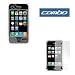 Transparent Clear Crystal Snap-on Cover Case + Clear Reusable LCD Screen Protector for Apple 2nd Generation Iphone 3G Smartphone