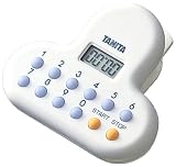 TANITA クリップ式タイマー100分計 ホワイト 5359