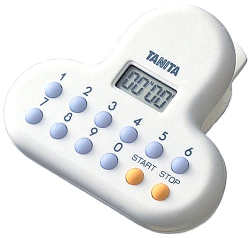 TANITA クリップ式タイマー100分計 ホワイト 5359