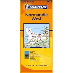 Michelin France: Calvados, Manche Map No. 303 (Michelin Local France Maps)