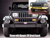 Olympic 4X4 610-12X Front End Guard for Jeep TJ Wrangler In Black Or Chrome