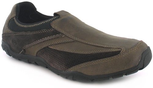 New Mens/Gents Dark Brown Slip On Rockport Shoes, Adiprene Instock - Dark Brown - UK 8