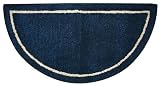 Deep Blue Hand Tufted 100% Wool Rug
