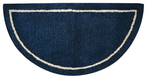 Deep Blue Hand Tufted 100% Wool Rug