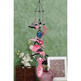 SohoDecor 20 Inch Vibrant Garden Wind Chimes - Dress,Shoe,Purse from Garden Shoes
