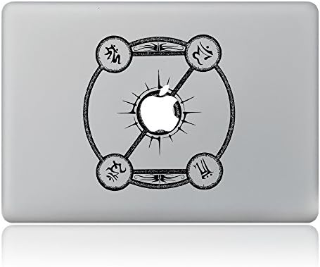 Homewayfair Mysterious European Design Macbook Decal Skin Stickers Mac Cover Decal for Apple Macbook 13 15 Inch #19