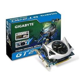 GIGABYTE nVidia GeForce GT240 512 MB DDR5 VGA/DVI/HDMI PCI-Express Video Card GV-N240D5-512I